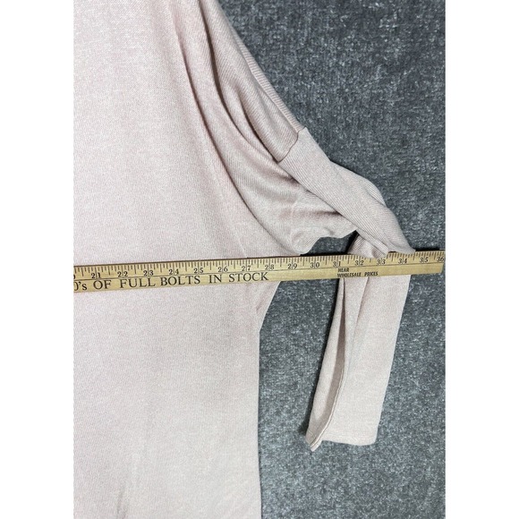 Vero Moda Drop‎ Shoulder Knit Open Front Cardigan Sweater Womens US Size 2X Pink - Picture 5 of 6